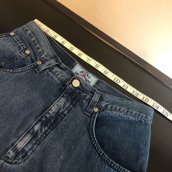LES COPAINS Vintage highwaisted tapered flowy viscose Jeans, sz 28 - Picture 7 of 17
